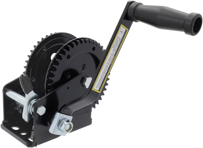 MichaelPro MP009092 907,18 kg Doppelgang Heavy Duty Hand Winch für Automobil, Boot, Trailer