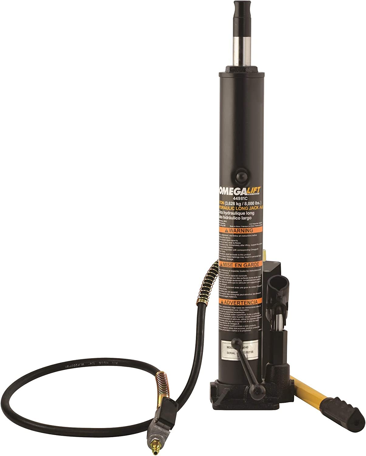Omega Lift Air / Manual Long Jack - 8 Tonnen