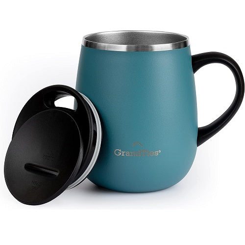 Grandties 16-oz Insulated Coffee Mug - Atlantis Blau