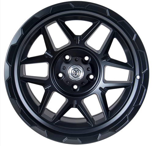 MichaelPro MP020024 18-Zoll-Rad - Kompatibel mit 18-Zoll-4x4 Jeep Rubicon Gladiator - Langlebige und stilvolle Räder für RABATT-Road Adventures - Schwarz