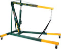 Omega Pro 2 Tonnen Motor-Hubständer - Cherry Picker Shop Kran-Hublift mit schwerem Stahl und 4 Eisenlaufräder mit einziehbaren Beinen