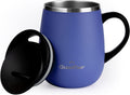 Grandties 16-oz Isolierte Kaffeetasse mit Griff - Periwinkle