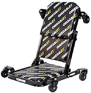 Omega Lift Schwarz Low Profile Z-Creeper - 204,12 kg. Kapazität