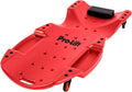Pro-Lift Mechanic Plastic Creeper 48 Zoll - Blow Molded Ergonomic HDPE Body mit gepolsterter Kopfstütze und Dual Tool Trays - 199,58 kg Kapazität