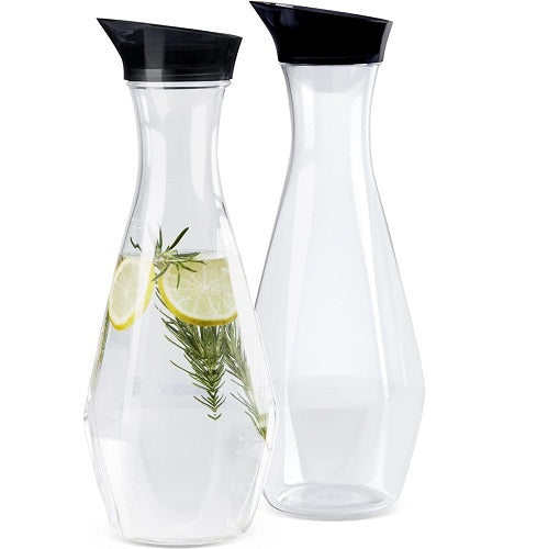 GrandTies 2 Packung 1446 g Diamantform Acrylpitcher mit Auto-Close Lid