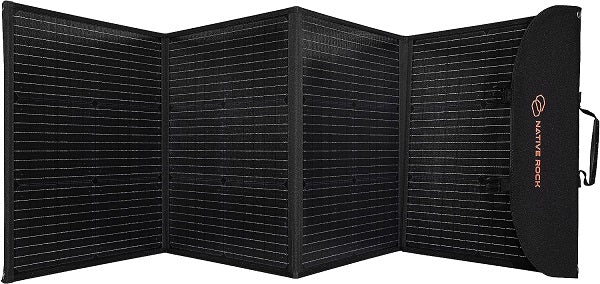 Native Rock 160W 20V Tragbares Solarpanel für Kraftwerke, faltbares Solarpanel, Hocheffizientes Power Backup | NREP160