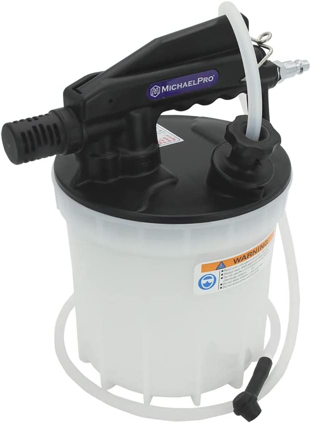 MichaelPro MP019005 1800cc Pneumatischer Bremsenbleeder für Automobil-Lkw-Motorrad und ABS-Bremssysteme