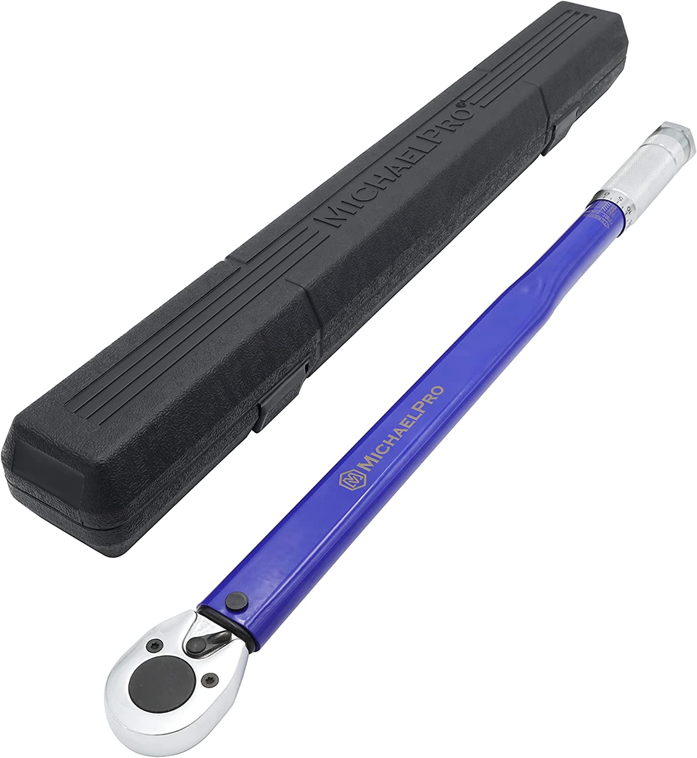 MichaelPro MP001221 1/2-Zoll Drive Click Torque Wrench, 25 – 250 ft-lb Torque Range