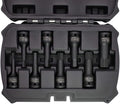 MichaelPro MP005028 8Pc 1/2' Drive Hex Bit Socket Set, 1/4' bis 3/4', Impact SAE Socket, CR-Mo | Sturdy Storage Case inklusive