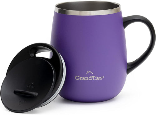 Grandties 16-oz isolierte Kaffeetasse - Schaumtraube