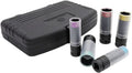 MichaelPro 5-Piece Power Impact Lug Nut Socket Set - 15, 17, 19, 21, 22mm