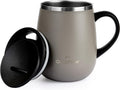 Grandties 16-oz isolierte Kaffeetasse mit Griff - Caffe