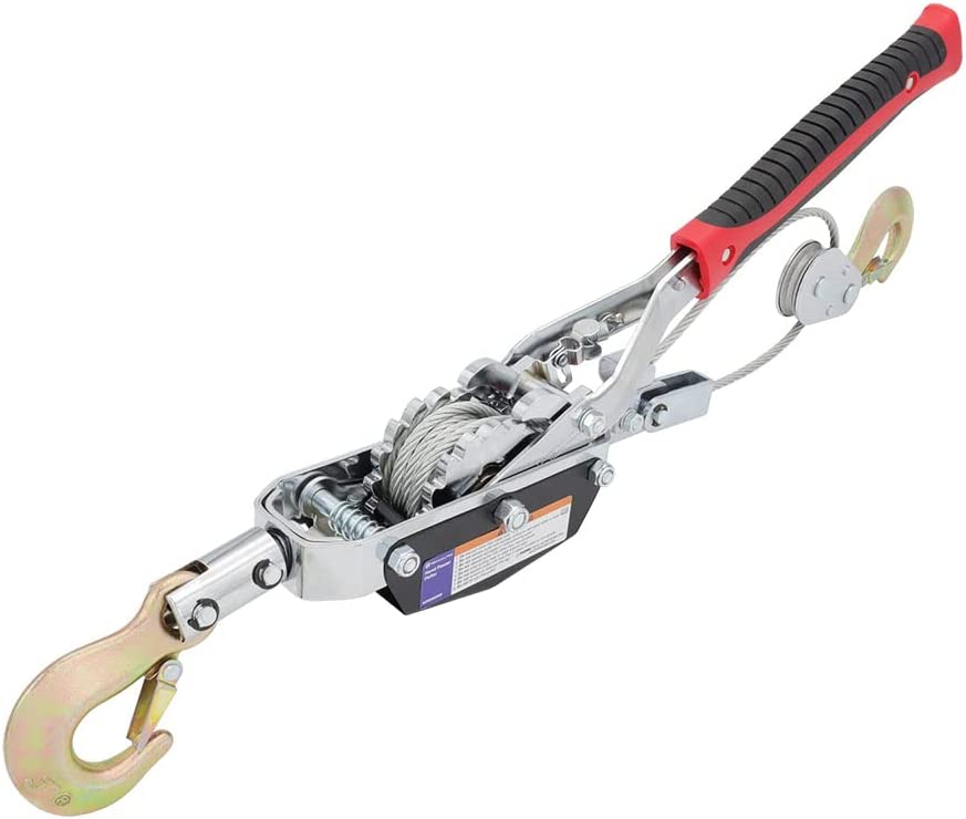 MichaelPro MP009089 4-Tonnen Power Hand Winch Puller | Doppelgetriebe Winch Puller für Automobil, Bau, Farm, Ranch, Zäune verwendet