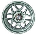 MichaelPro MP020027 18-Zoll-Rad - Kompatibel mit 18-Zoll-4x4-Jeep Rubicon Gladiator - Langlebige und stilvolle Räder für RABATT-Road-Adventures - Grün