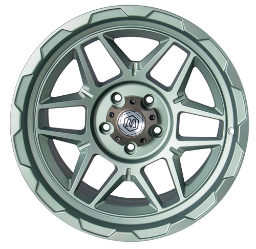 MichaelPro MP020027 18-Zoll-Rad - Kompatibel mit 18-Zoll-4x4-Jeep Rubicon Gladiator - Langlebige und stilvolle Räder für RABATT-Road-Adventures - Grün