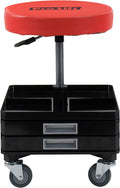 Pro-Lift C-3100 Grau Pneumatischer Stuhl mit Dual Tool Tray - 136,08 kg. Kapazität