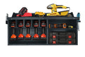 Pro Lift Kabellos Drill Organizer – Lagergestell für Elektrowerkzeuge an der Wand, 5 Hängeschlitze, Holz M-004W1