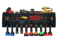 Pro Lift Kabellos Drill Organizer – Lagergestell für Elektrowerkzeuge an der Wand, 10 Hängeschlitze, Holz M-005W1