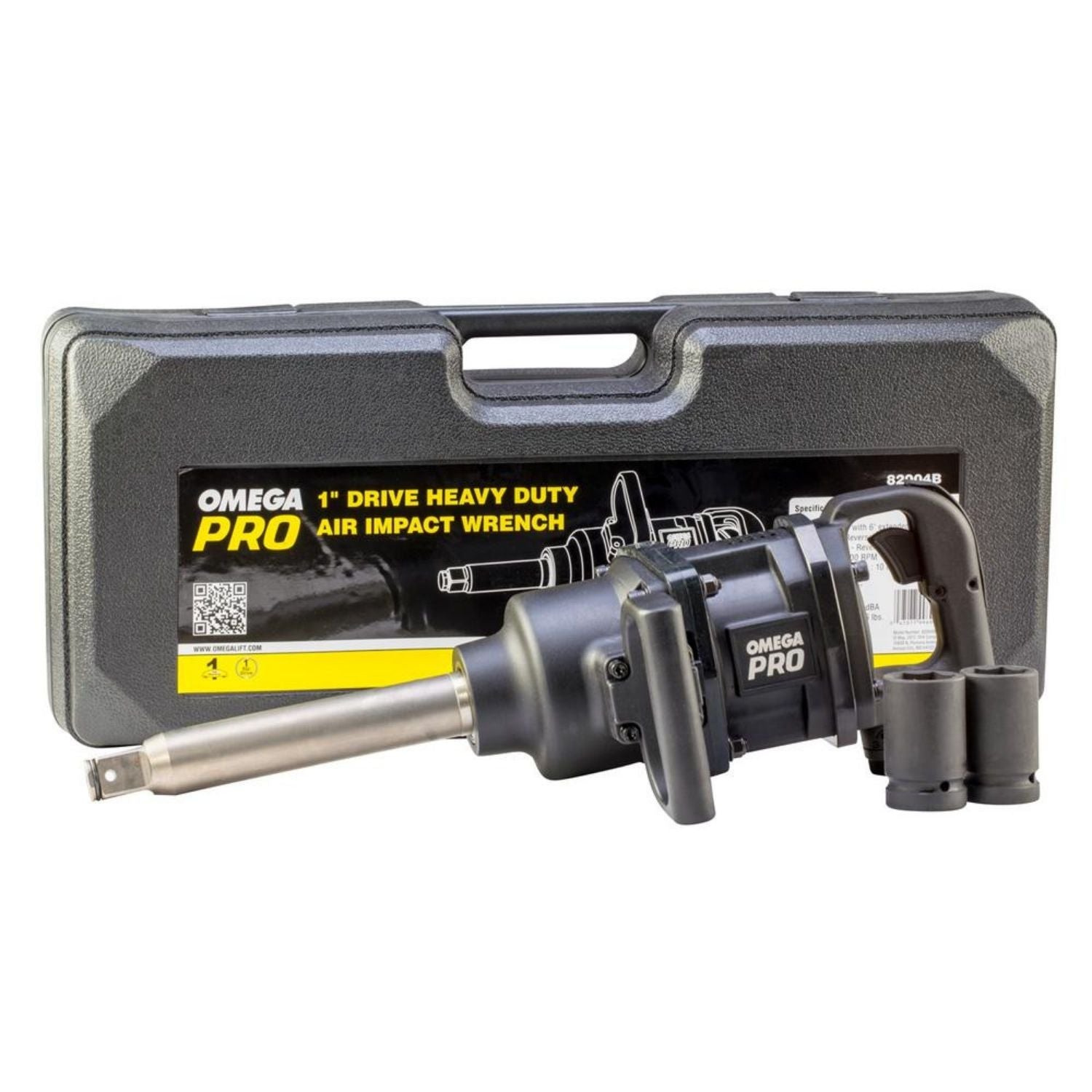 Omega Pro Air Impact Wrench - 1 Zoll Drive und 6 Zoll Extended Amboss