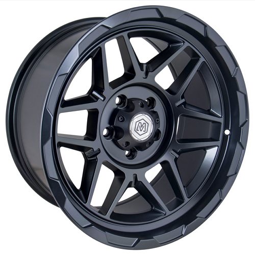 MichaelPro MP020024 18-Zoll-Rad - Kompatibel mit 18-Zoll-4x4 Jeep Rubicon Gladiator - Langlebige und stilvolle Räder für RABATT-Road Adventures - Schwarz