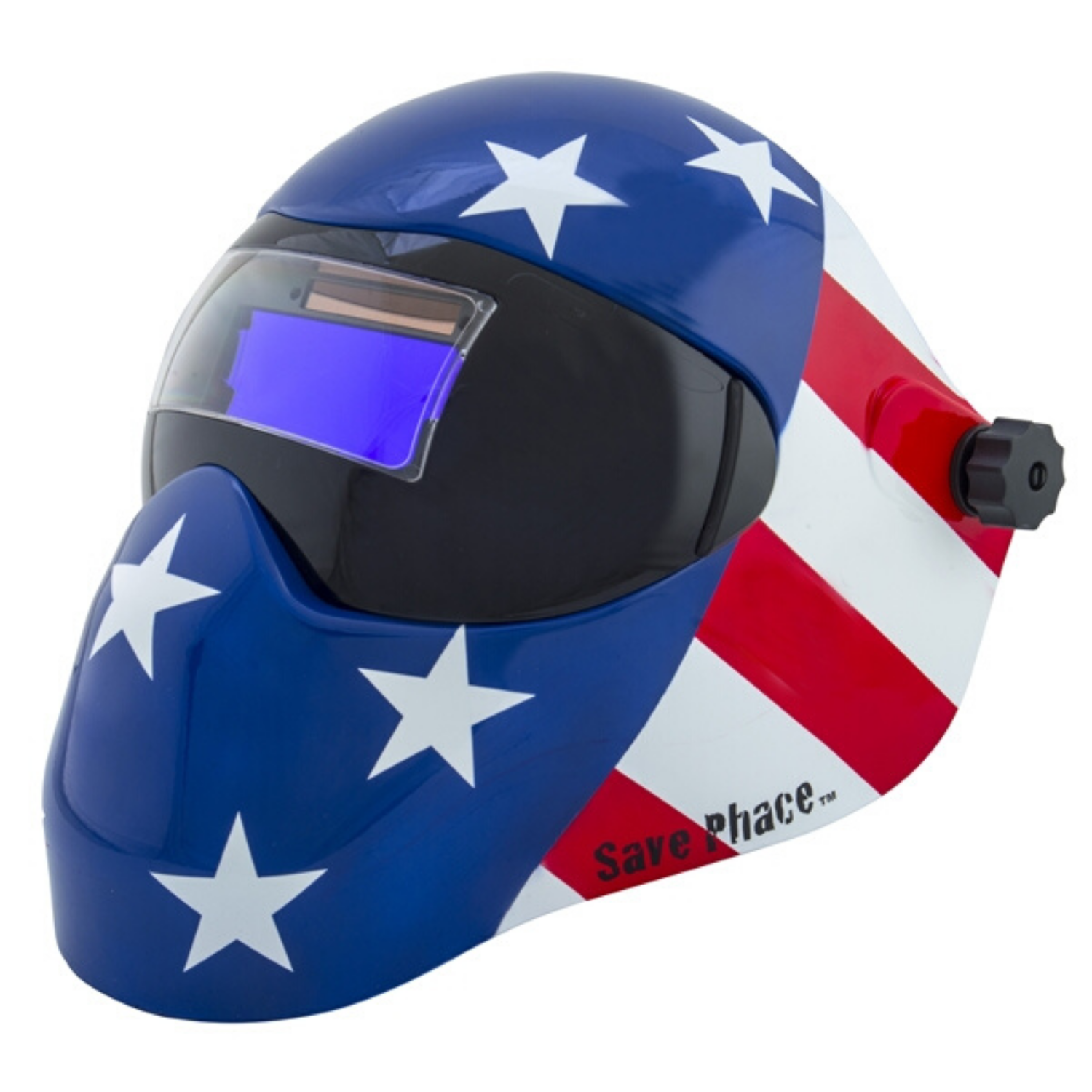 Save Phace 3012480 I Serie Patriot verstellbarer Autoverdunkelungsschweißhelm