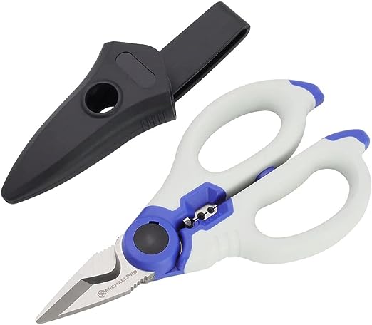 MichaelPro Heavy Duty 6' Multi-Purpose Stainless Electrician Scissors