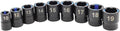 MichaelPro 9Pc 3/8-Zoll-Laufwerk Schwarz Oxide Cushion Grip Sockets (Metriken)