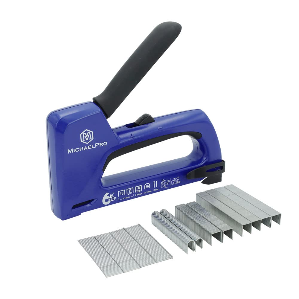 MichaelPro MP018008 6-in-1 Staple Gun