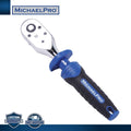 MichaelPro 3/8' Drive Ratchet Wrench Handle - Pull Back Dual Action - 230mm