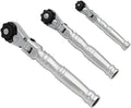 MichaelPro 3-Pc Multi-Position 72 Zahnverlängerbare Flex-Kopf Ratschen