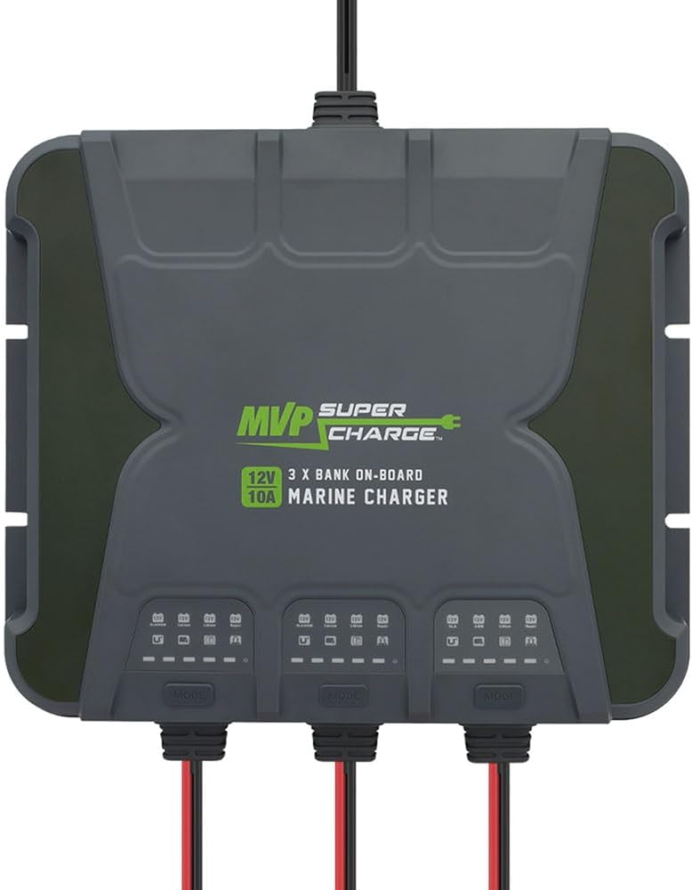 MVPSupercharge Marine Batterieladegerät - 30A 3-Bank (10A / Bank)