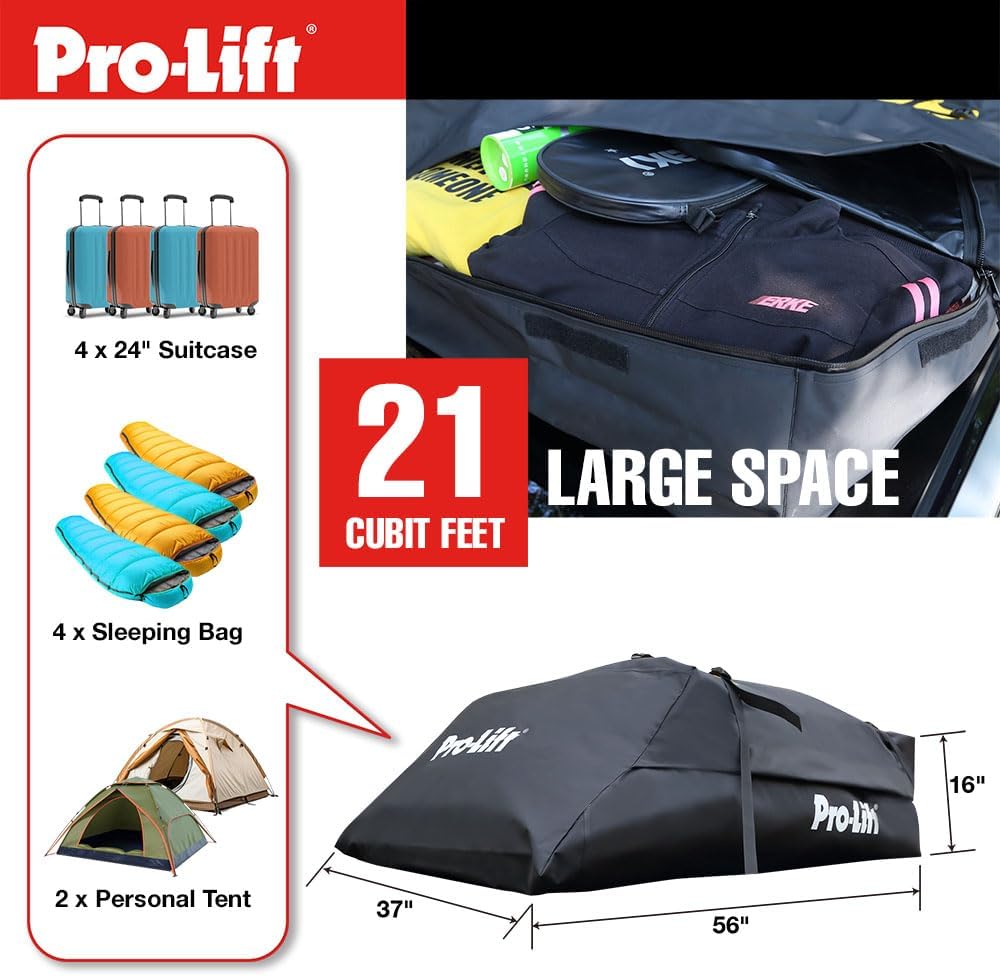 Pro-Lift Dach Cargo Carrier Wasserdicht - 21 Cubic Feet Kapazität