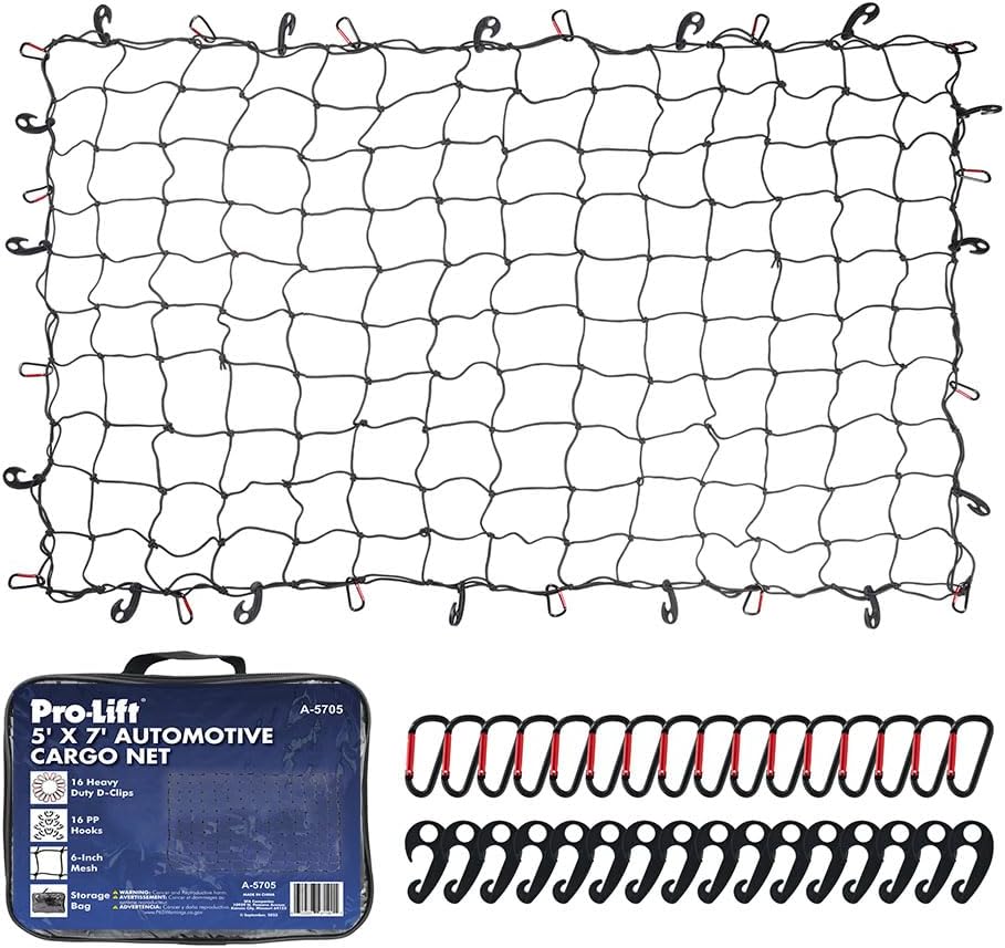 Pro-Lift 5' x 7' Cargo / Truck Bed Net für SUV, Jeep, Chevy Silverado