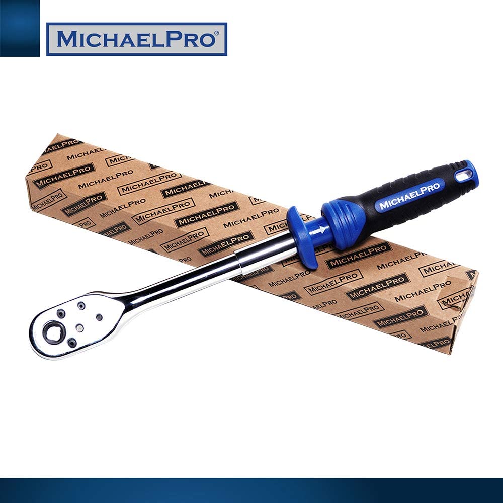 MichaelPro MP001004 3/8' Drive 48 Zahn Ratschenschlüssel Griff mit reversiblem Design