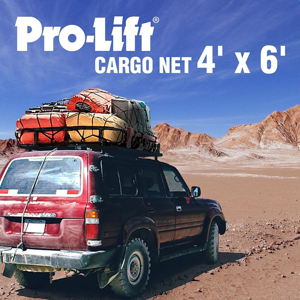 Pro Lift 4' x 6' Cargo / Truck Bed Net für SUV, Jeep, Chevy Silverado