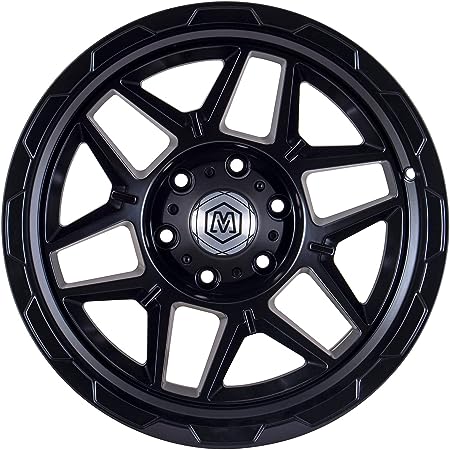 MichaelPro 18 Zoll Rad - Kompatibel mit 4x4 und 18' Ford Ranger - Schwarz