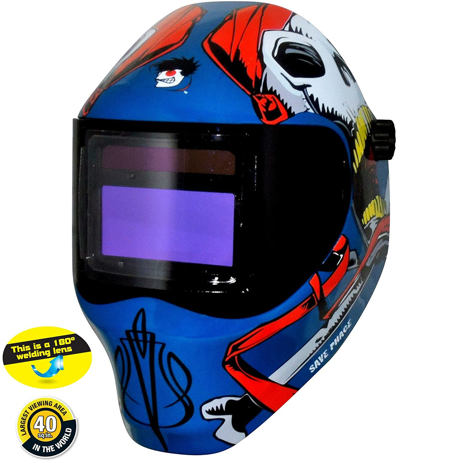 Speichern Phace 3011698 Auto Verdunkelung Schweißhelm Captain Jack RFP 40VizI4 Serie