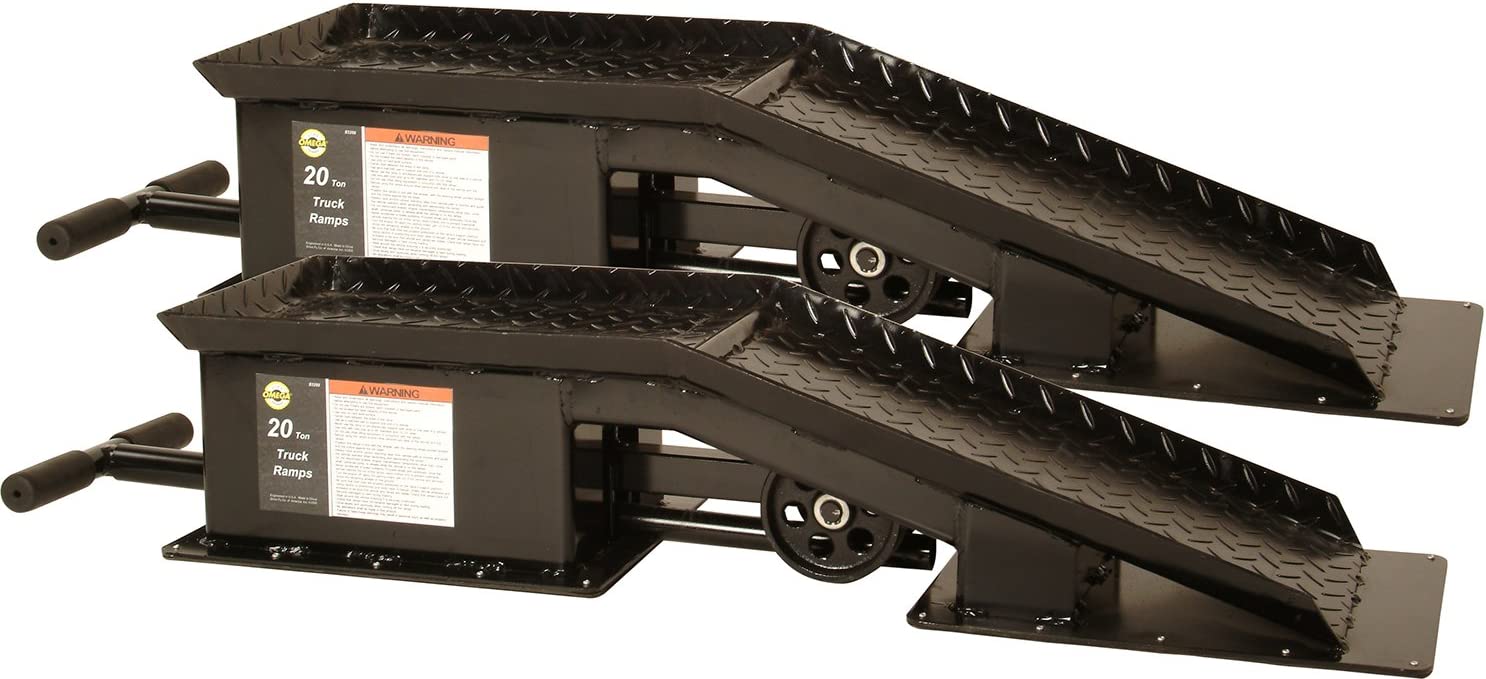 Omega Lift Schwarz Truck Ramp - 20 Tonnen Kapazität