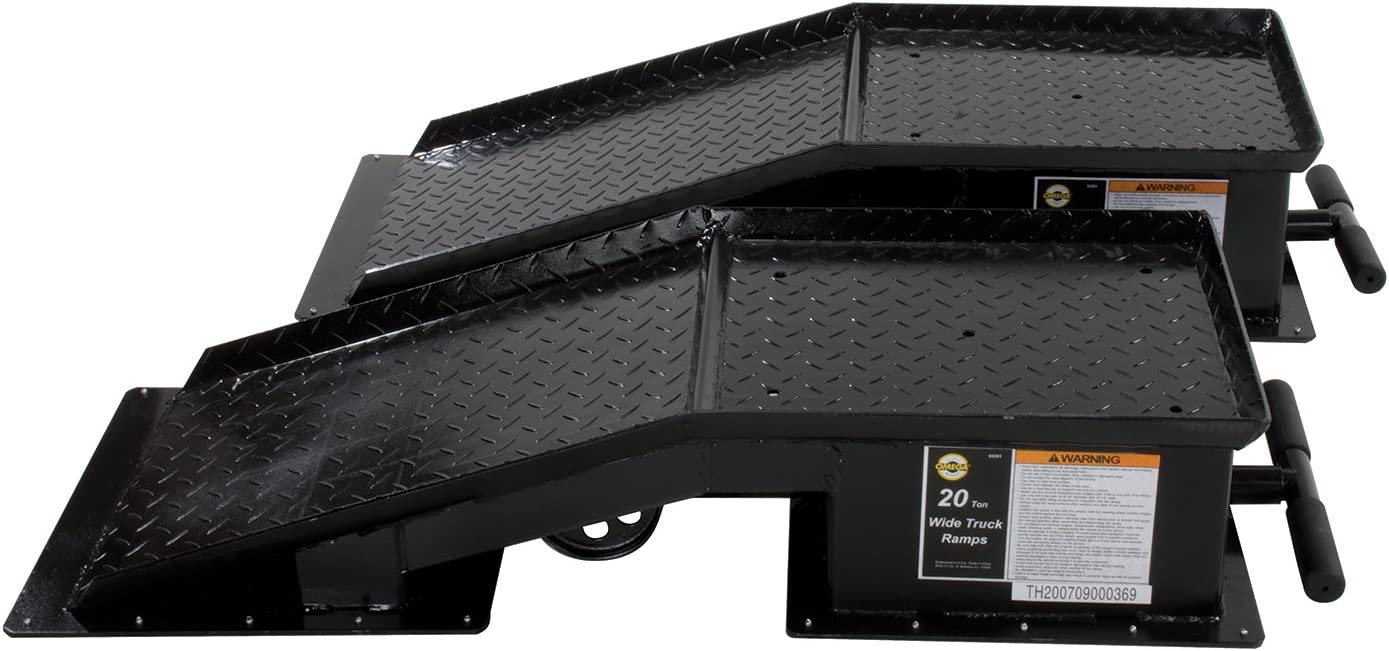 Omega Schwarz Wide Truck Ramp - 20 Tonnen Kapazität