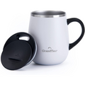 Grandties 16-oz Isolierte Kaffeetasse mit Griff - Perle