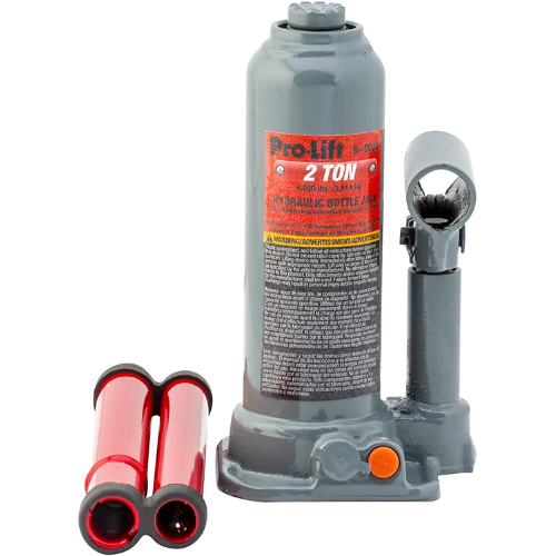 Pro-Lift B-002D Graue Hydraulikflasche Jacke - 2 Tonnen Kapazität
