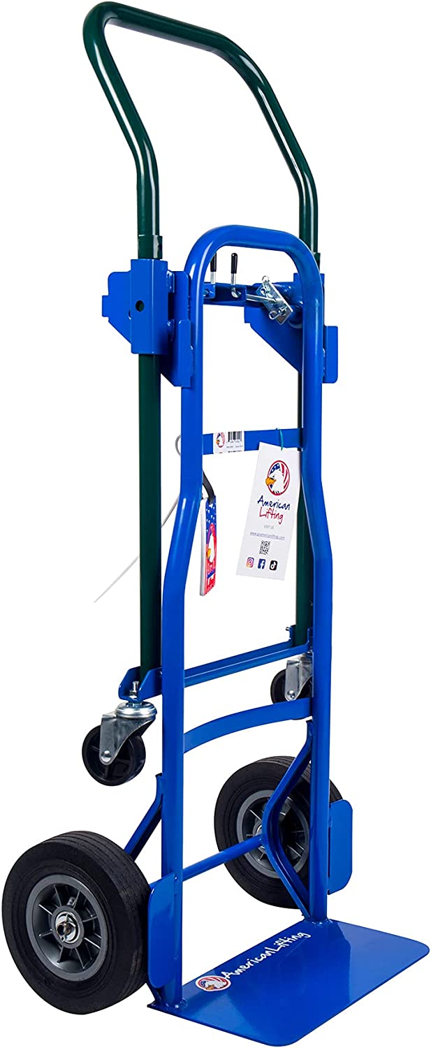 American Lifting Multi Position Incline 272,16 kg Kapazität Stahl Hand Truck, Dolly und Cart