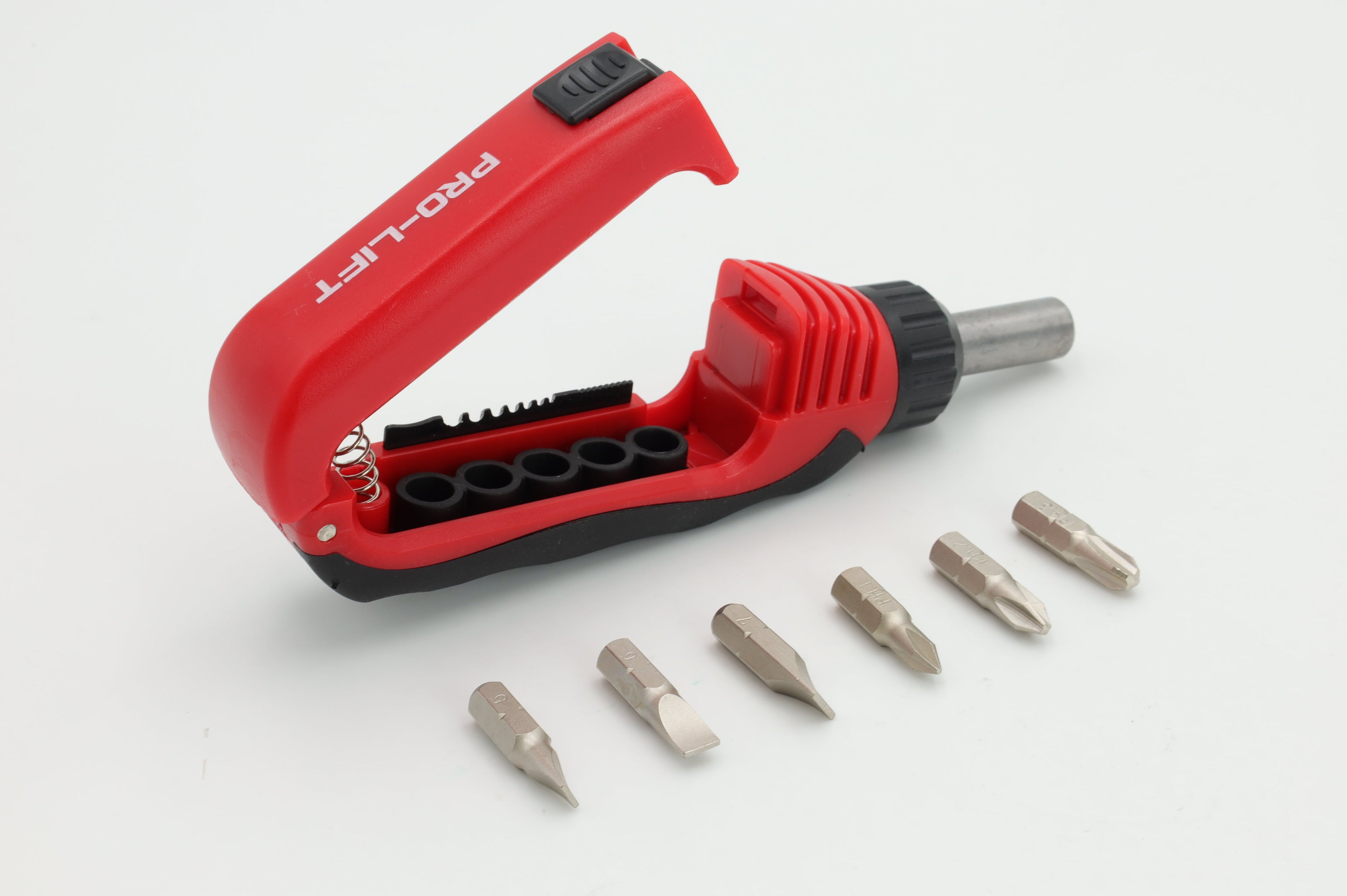 Pro-Lift PL002002 Cut-Smart Multi-Bit Driver Schraubentreiber mit Stripper
