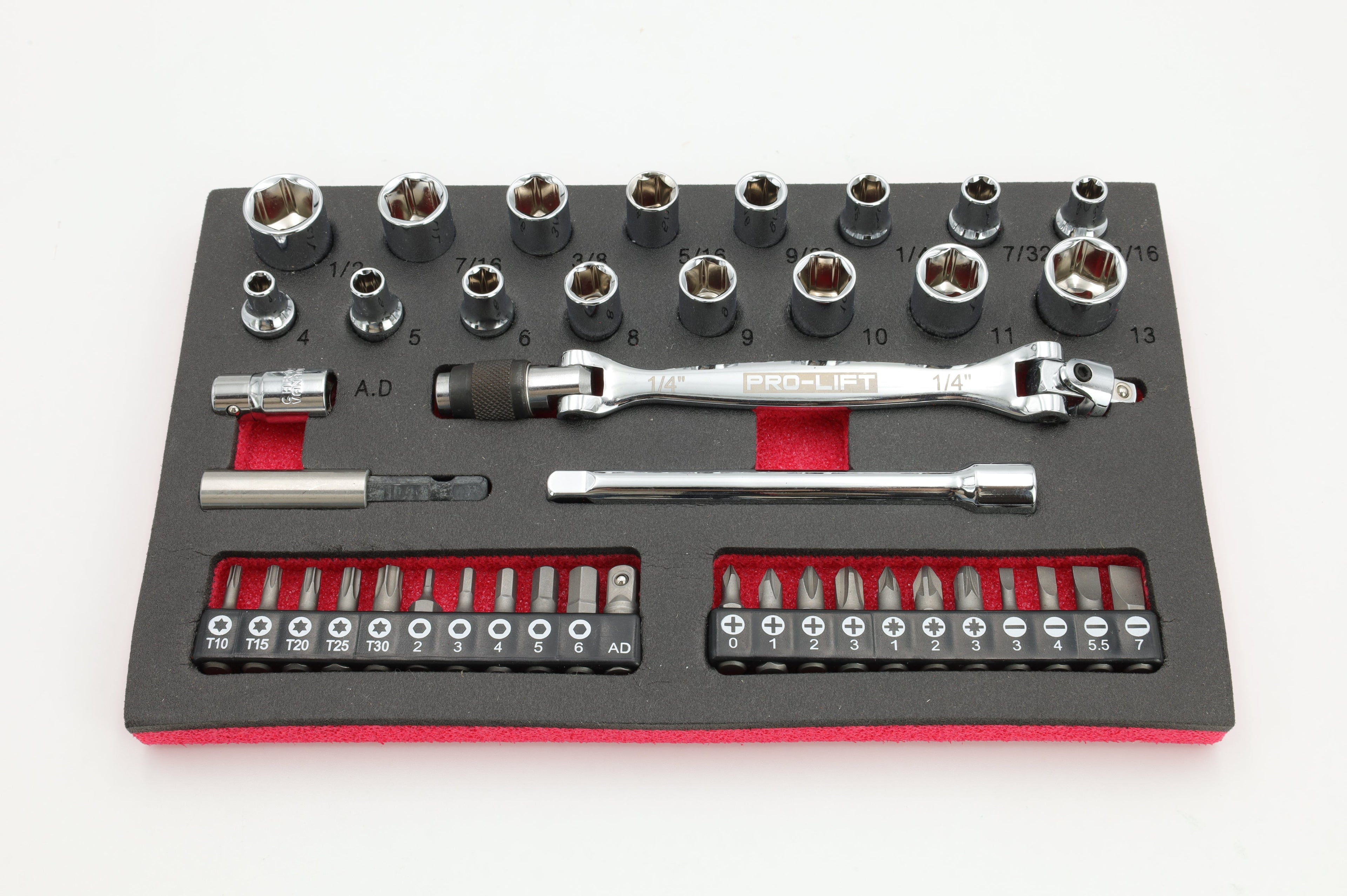 Pro-Lift PL005002 42 Stück Socket Set