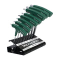 MichaelPro MP001045 8-PIECE TWO-WAY T-HANDLE BALL END ALLEN WRENCH SET MIT CONVENIENT STORAGE STAND (SAE)