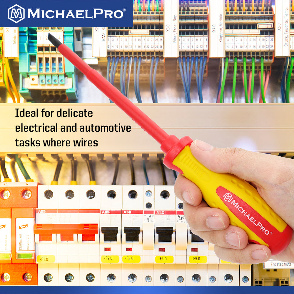MICHAELPRO MP002032 5,5 X 125MM GESCHLOSSENER KOPF VDE INSULIERTER ELEKTRIZINER