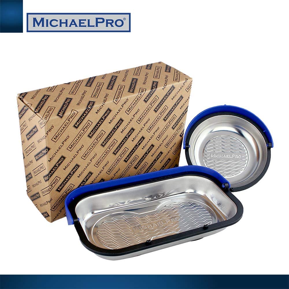 MichaelPro MP009014 Magnetic Teile Tray Holder Set - 6 Zoll und 9-1/2 Zoll 2 Stück
