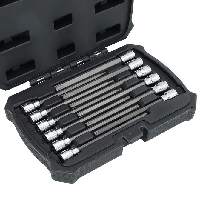 MichaelPro MP012019 12-PIECE 3/8' DRIVE 6-Zoll LONG TORX BIT SOCKET SET, T10 TO T60