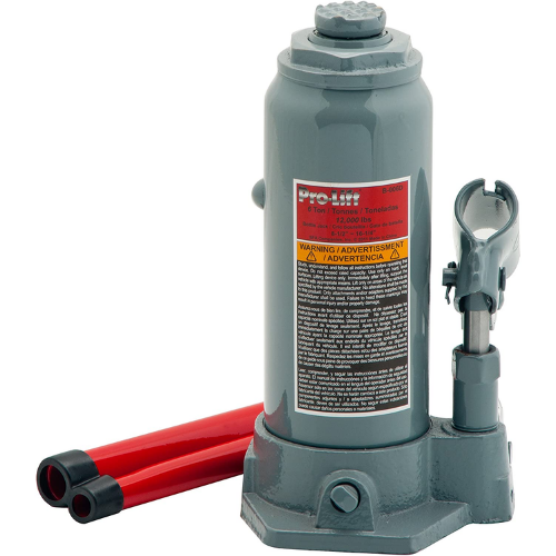 Pro-Lift B-006D Graue Hydraulikflasche Jacke - 6 Tonnen Kapazität