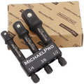 MichaelPro 3-Zoll Impact Grade Socket Adapter Set - 1/4', 3/8' und 1/2' Drive